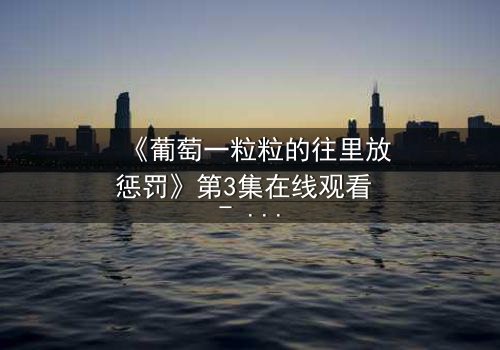 《葡萄一粒粒的往里放惩罚》第3集在线观看 - 当甜蜜变成残酷的折磨