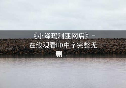 《小泽玛利亚网店》- 在线观看HD中字完整无删 - 揭开虚拟交易背后的致命陷阱