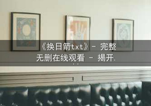 《换日箭txt》- 完整无删在线观看 - 揭开箭矢背后的惊天秘密