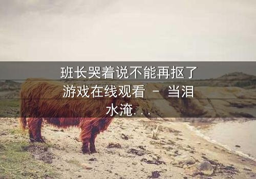 班长哭着说不能再抠了游戏在线观看 - 当泪水淹没屏幕,谁将揭开隐藏的真相?