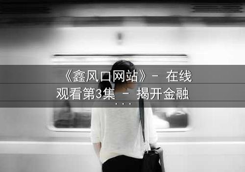 《鑫风口网站》- 在线观看第3集 - 揭开金融风暴背后的致命秘密