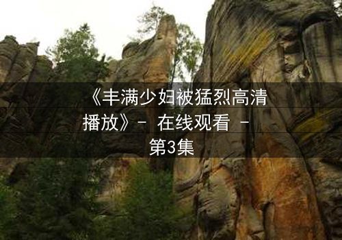 《丰满少妇被猛烈高清播放》- 在线观看 - 第3集